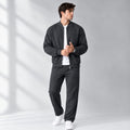 Men's Charcoal Grey Tracksuit Set
