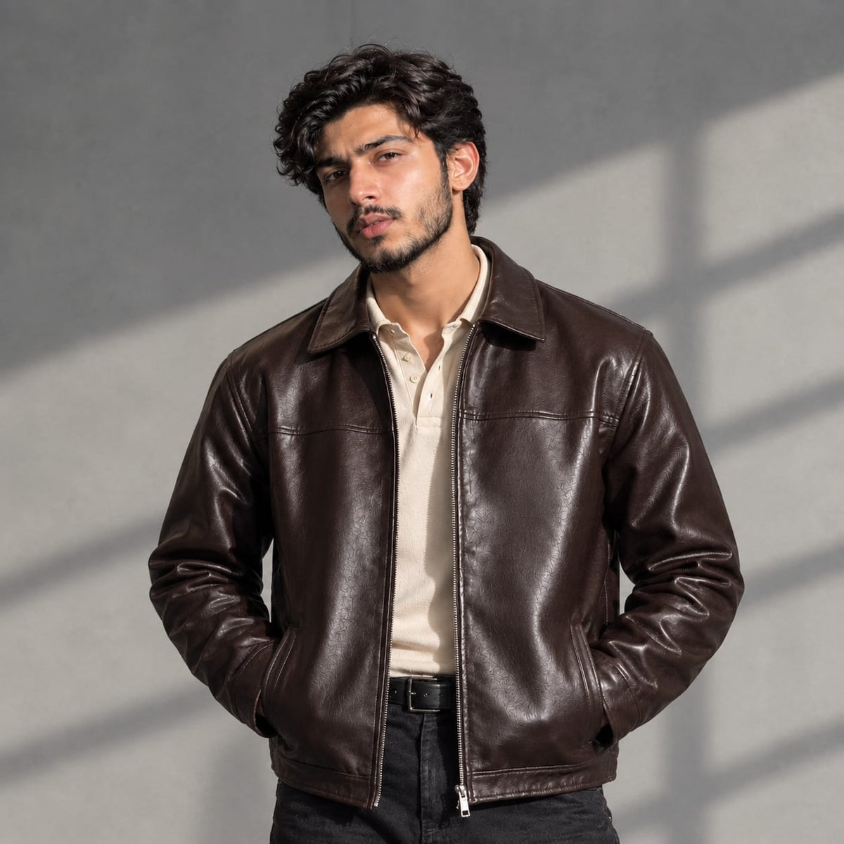 Dark Brown Leather Jacket