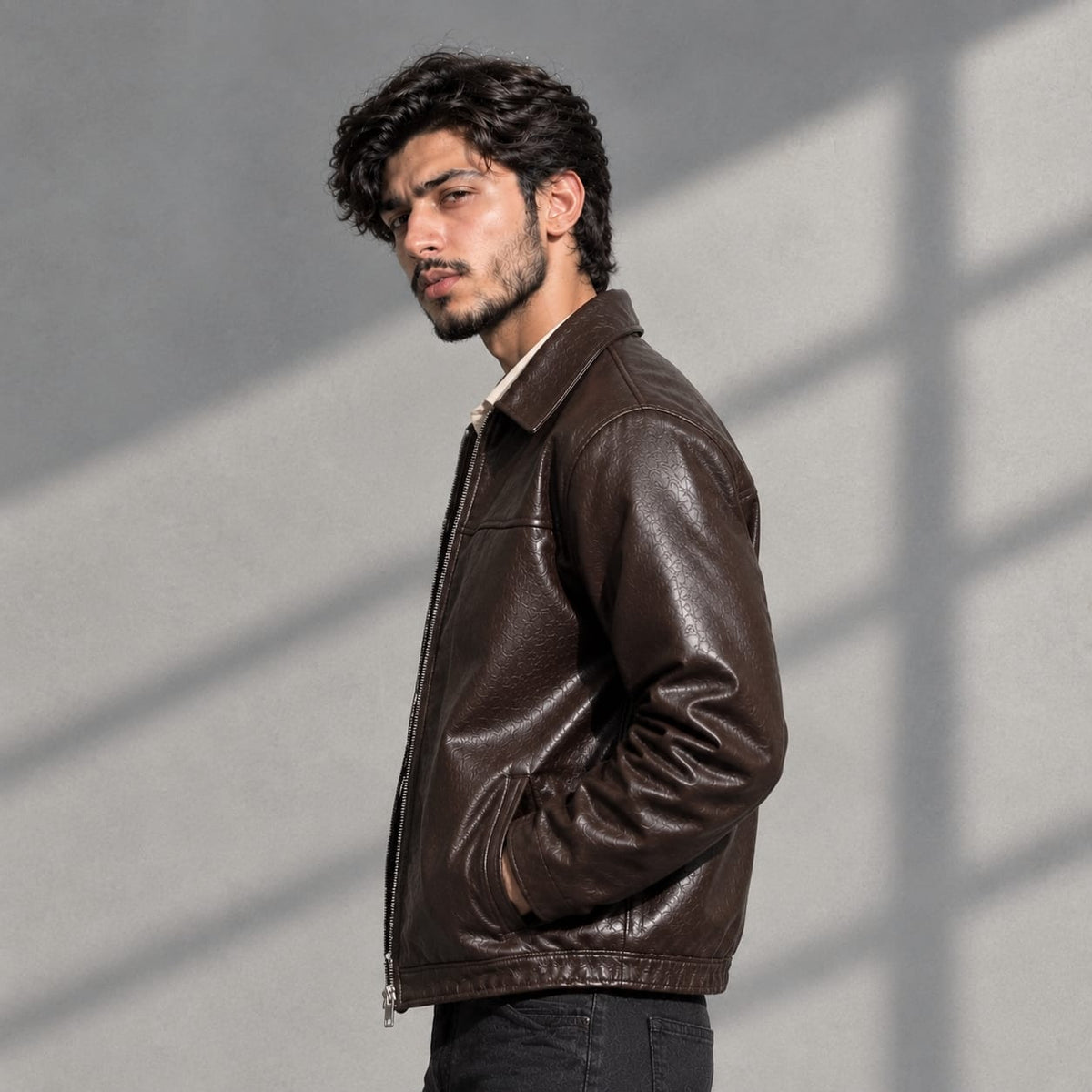 Dark Brown Leather Jacket